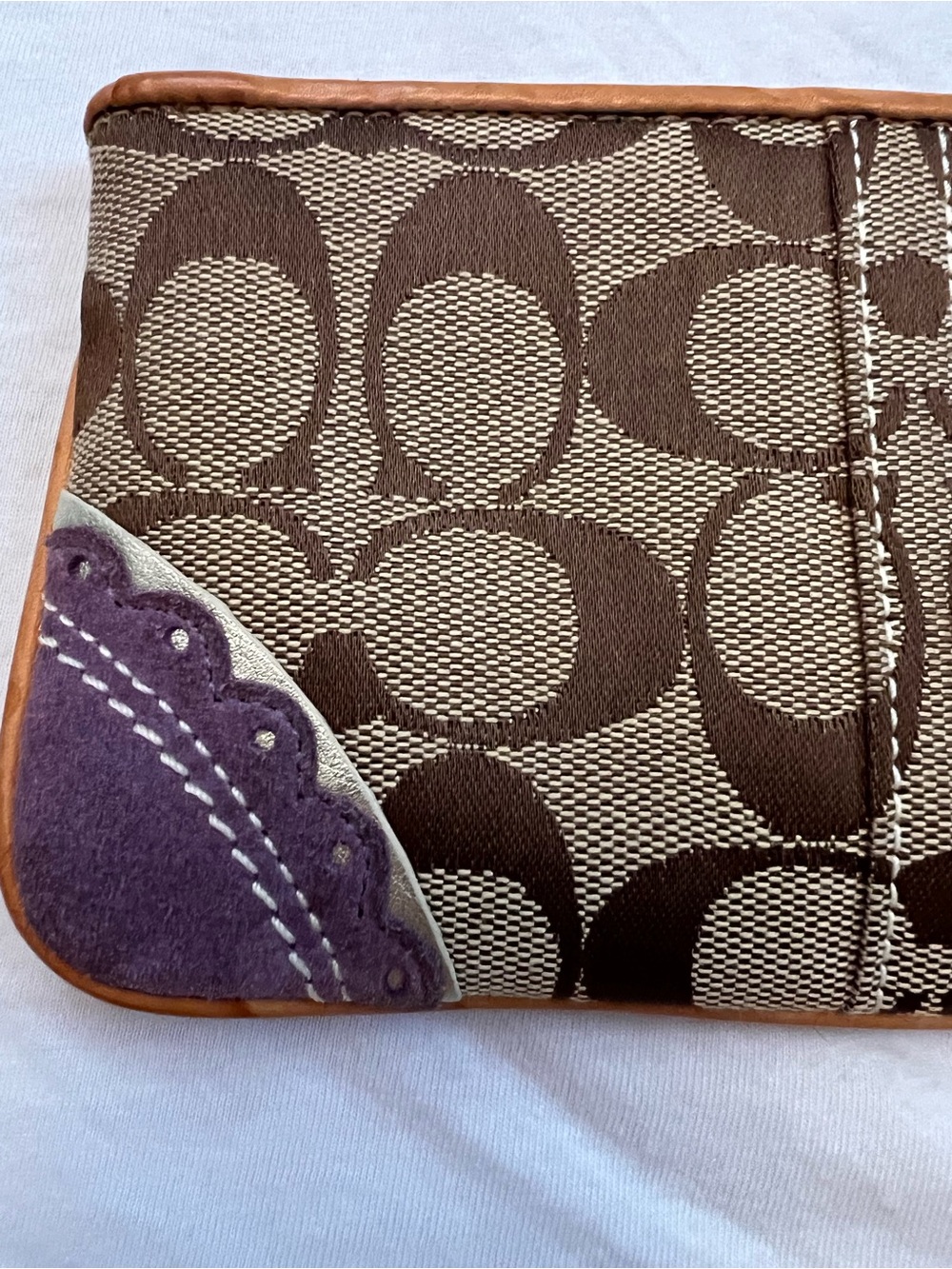 Coach Rare Limited Edition Signature Fish & Coral Appliqué Wristlet Y2K Coastal - Picture 10 of 15